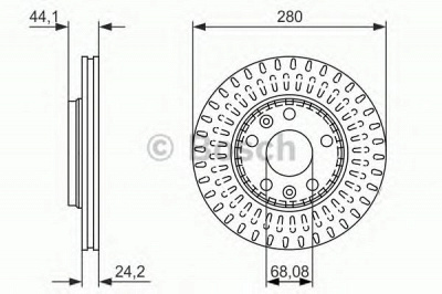 BOSCH 0986479777 -  Тормозной диск