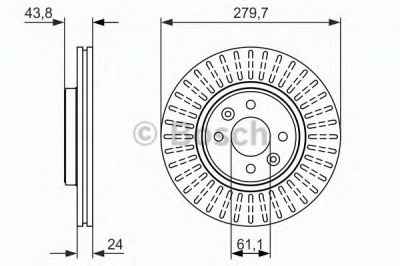 BOSCH 0986479885 -  Тормозной диск