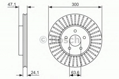 BOSCH 0986479899 -  Тормозной диск