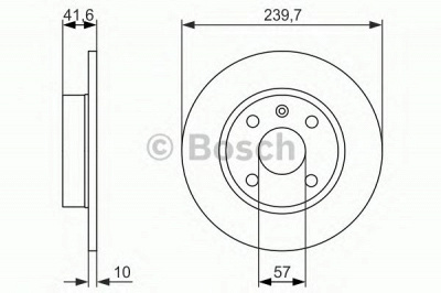 BOSCH 0986479903 -  Тормозной диск
