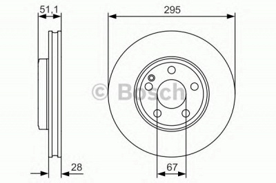 BOSCH 0986479a01 -  Тормозной диск