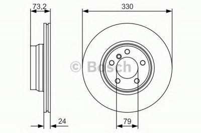 BOSCH 0986479a06 -  Тормозной диск
