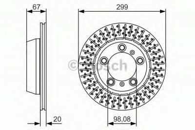BOSCH 0986479a09 -  Тормозной диск