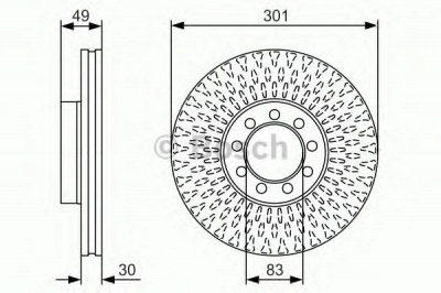 BOSCH 0986479a23 -  Тормозной диск
