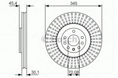 BOSCH 0986479a24 -  Тормозной диск