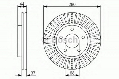 BOSCH 0986479a28 -  Тормозной диск