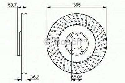BOSCH 0986479a31 -  Тормозной диск