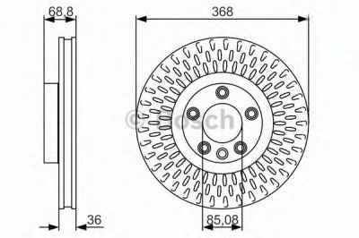 BOSCH 0986479a33 -  Тормозной диск