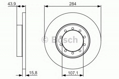BOSCH 0986479a34 -  Тормозной диск
