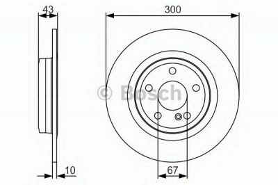 BOSCH 0986479a38 -  Тормозной диск