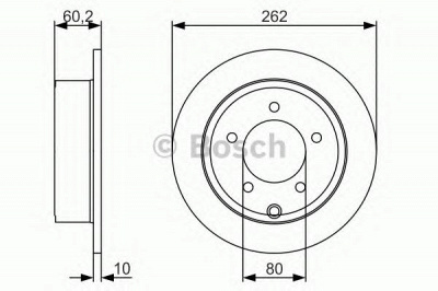BOSCH 0986479a39 -  Тормозной диск