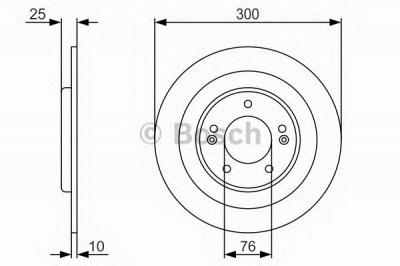 BOSCH 0986479a46 -  Тормозной диск