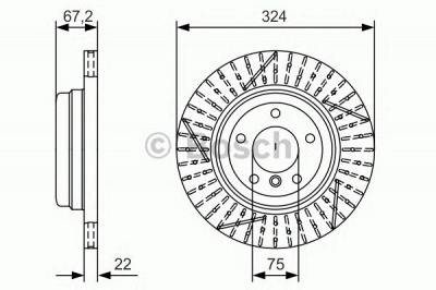 BOSCH 0986479a78 -  Тормозной диск