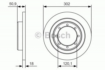 BOSCH 0986479a93 -  ТОРМОЗНОЙ ДИСК