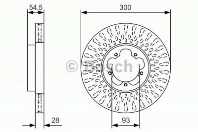 BOSCH 0986479b11 -  Тормозной диск