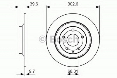 BOSCH 0986479c28 -  ТОРМОЗНОЙ ДИСК