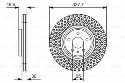 BOSCH 0986479c90 -  Тормозной диск