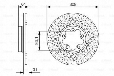 BOSCH 0986479c99 -  Тормозной диск