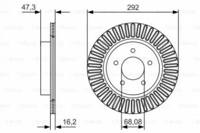 BOSCH 0986479d20 -  Тормозной диск