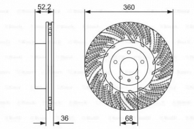 BOSCH 0986479d29 -  Тормозной диск