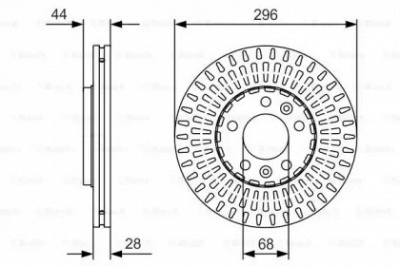 BOSCH 0986479d30 -  Тормозной диск