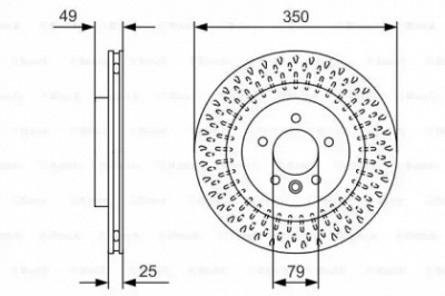 BOSCH 0986479d31 -  Тормозной диск