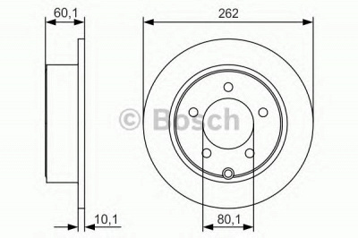 BOSCH 0986479r05 -  Тормозной диск