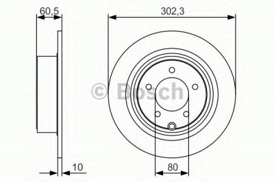BOSCH 0986479r07 -  Тормозной диск