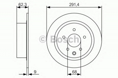 BOSCH 0986479r14 -  Тормозной диск