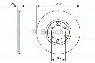 BOSCH 0986479r16 -  Тормозной диск