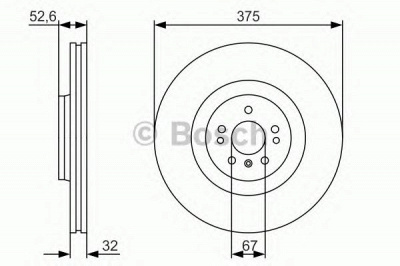 BOSCH 0986479r31 -  Тормозной диск