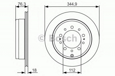 BOSCH 0986479r32 -  Тормозной диск