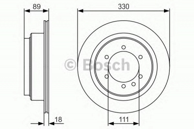 BOSCH 0986479r39 -  Тормозной диск