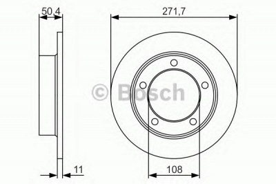 BOSCH 0986479r73 -  Тормозной диск