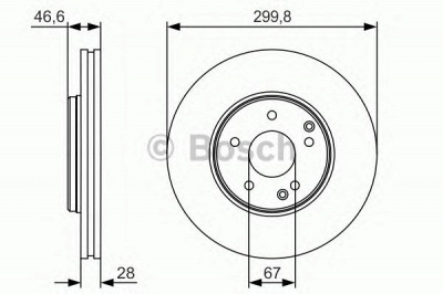 BOSCH 0986479r79 -  Тормозной диск