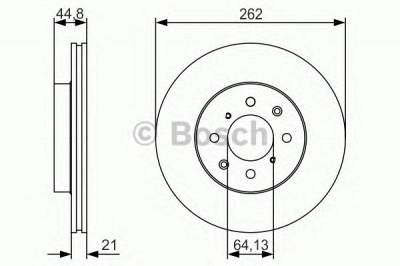 BOSCH 0986479r80 -  Тормозной диск