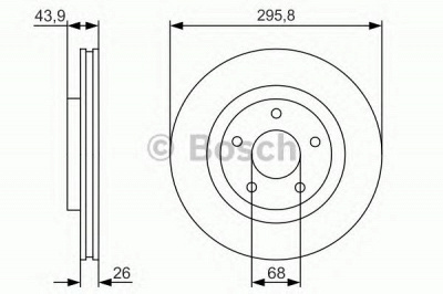 BOSCH 0986479r89 -  Тормозной диск