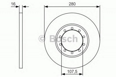 BOSCH 0986479r92 -  Тормозной диск