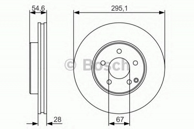 BOSCH 0986479r99 -  Тормозной диск