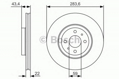BOSCH 0986479s01 -  Тормозной диск