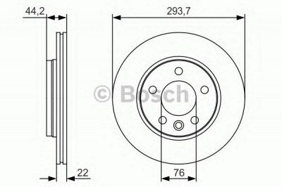 BOSCH 0986479s06 -  Тормозной диск