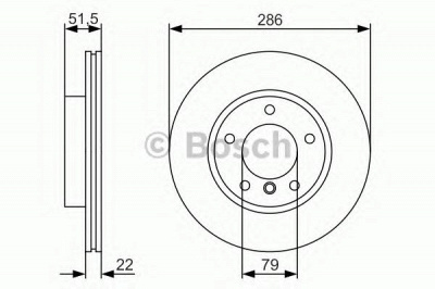 BOSCH 0986479s10 -  Тормозной диск