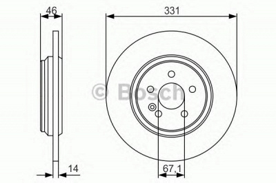 BOSCH 0986479s12 -  Тормозной диск