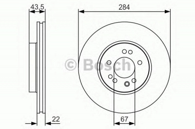 BOSCH 0986479s15 -  Тормозной диск