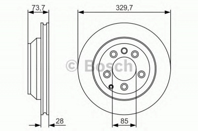 BOSCH 0986479s20 -  Тормозной диск