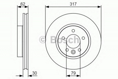 BOSCH 0986479s25 -  Тормозной диск