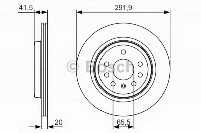 BOSCH 0986479s27 -  Тормозной диск