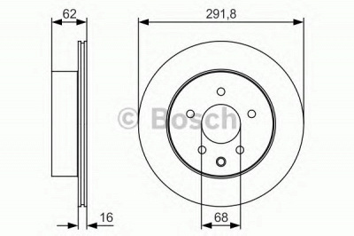 BOSCH 0986479s31 -  Тормозной диск