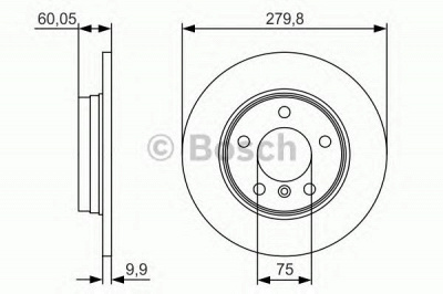 BOSCH 0986479s34 -  Тормозной диск