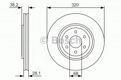 BOSCH 0986479s35 -  Тормозной диск
